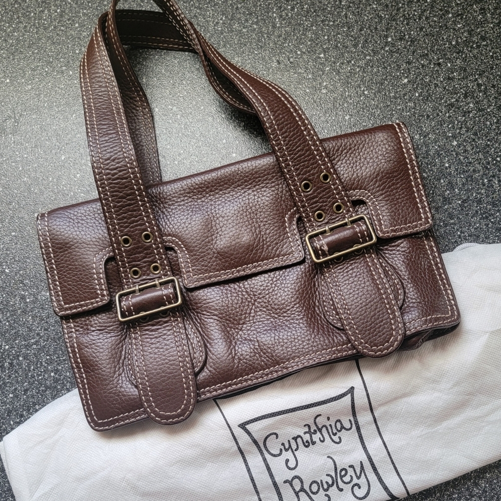 Vintage Cynthia Rowely leather handbag